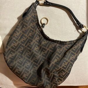 Fendi Zucca Hobo Bag